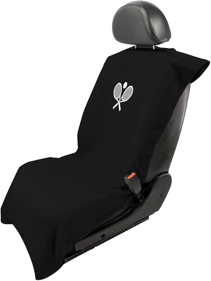 Seat Armour (SA100TRCQB) Black 'Tennis Racquet' Seat Protector by SeatArmour