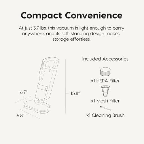IRIS USA Handheld Corded Mattress Vacuum Cleaner, 6,500 BPM Agitator, 120V - Image 2