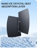 BASENOR Windshield Sunshade for 2026-2017 Tesla Model Y Model Y L Model 3 - Image 5