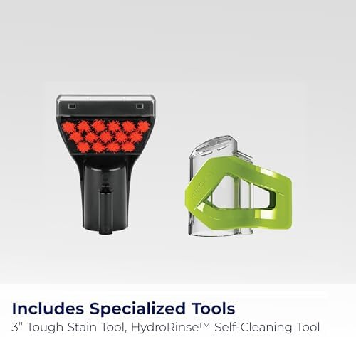 BISSELL Little Green Proheat Portable Deep Cleaner/Spot Cleaner and Car/Auto Detailer with self-Cleaning HydroRinse Tool for Carpet and Upholstery, 2513E - Image 6