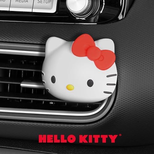 Sanrio Hello Kitty Car Air Freshener for Cars Trucks SUVs, Hello Kitty and Friends Cute Car Accessories for Women Car Decor Hello Kitty Car Accessories, Replaceable Scent Pods - Tropical Fruit Scent - Image 6