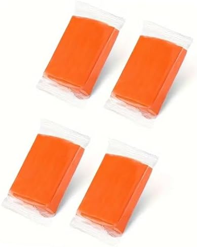 IPELY 4 Pack 100g Car Clay Bar Premium Grade, Orange Auto Detailing Magic Clay Bar Cleaner for Car Wash Car Detailing Clean Orange by LAUCO