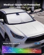 REEVAA Car Windshield Sun Shade for Toyota Highlander 2026 - Image 3