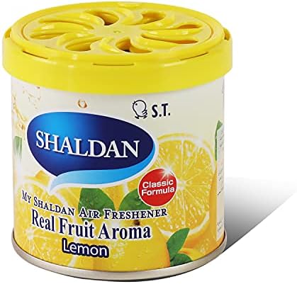 My Shaldan Japanese Room/Car Limonene Gel Natural Air Freshener Cans, Lemon Scent, 80g by AutoDynasty