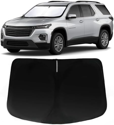 Custom Fit Chevrolet Traverse 2018-2026 Chevy Traverse Windshield Sun Shade by PAIMOHO