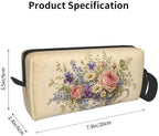 Teacup Small Makeup Bag, 600D Oxford Cosmetic Pouch for Women | Teacup Cosmetic Bag and Toiletry Pouch with Double-Sided Print and Foam Padding for Women, Travel, Gym, Weekend and Daily Use - Image 3