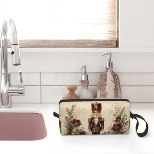 Nutcracker Small Makeup Bag, 600D Oxford Cosmetic Pouch for Women | Nutcracker Cosmetic Bag, Double-Sided Printed Toiletry Pouch with Foam Padding for Women, Travel, Gym, Weekend and Daily - Image 7