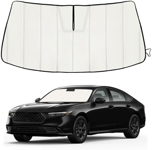 Windshield Sun Shade for Hon-da Accord 2023-2026, Accordion Folding Design by Fonowka