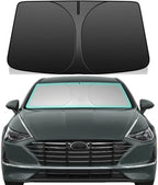 Windshield Sun Shade for Hyundai Sonata 2020-2026, 4-Layer 240T Foldable UV Block Car Accessory to Cool Interior by Unknown