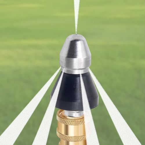 MIZORLIE Pressure Washer Sewer Jetter Nozzlewith Stainless Steel（2PCS) - Image 2