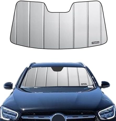 Pigenius Windshield Sun Shade for Mercedes-Benz GLC SUV 2016-2022, Custom Front Window Sunshade- Safeguard by Pigenius