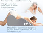 27 Degree Couples Pillow for Couples Sweet Spot Intimacy Pillows, Maintains Perfect 27 Angle Every Time, Firm Foam that Won?t Shift, Waterproof & Washable Cover (Black)-1 - Image 3