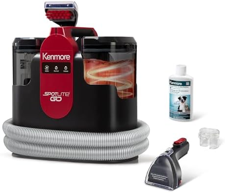Kenmore SpotLite Go Upgrade Portable Heated Carpet Spot Cleaner by Kenmore