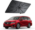 Windshield Sun Shade for Honda Odyssey 2000–2026, Foldable Umbrella Sunshade with 100% UV Block, Multi-Layer Heat Insulation, Reinforced 10-Rib Frame, Keeps Car Cooler, Summer Car Accessory by Amadaw