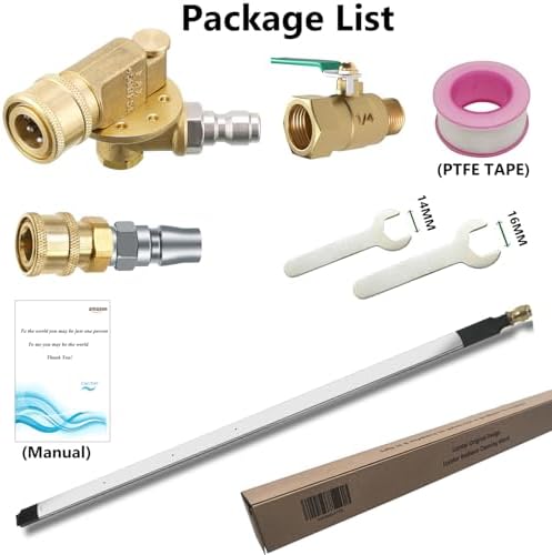 Radiator Cleaning Wand & Car A/C Condenser Cleaner, Air Filter Flusher Tool - Image 5
