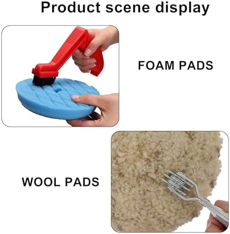 Polishing Pad Cleaner Tool Set, Red - Image 4