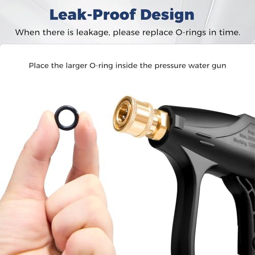 Pressure Washer Gun with Foam Cannon, Industrial Car Wash Foam Gun Kit - Image 7