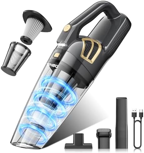Handheld Vacuum Cordless Rechargeable, Hand Held Car Vacuum Cleaner by DBHAL