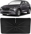 INSAUTO Custom Fit Windshield Sun Shade Umbrella for Mazda CX-5 2017-2025, Easy Fold & Store, Comes with Bag, UV & Heat Reflective, Keeps Your Car Cool by INSAUTO