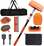 60" Extendable Car Wash Brush Kit with Long Handle by Unknown