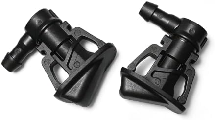 Front Windshield Washer Nozzle Kit fit for 2013-2019 Wrangler JK JKU, 2013-2017 Jeep Wrangler Replaces 68197414AB, 68164356AB, 68197414AA Wiper Washer Nozzle Spray Jet - Image 6