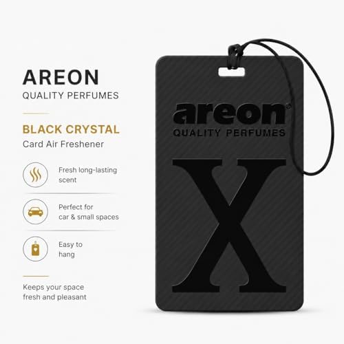 REON X Version Black Crystal Hanging Best Car Air Freshener - Long Lasting Scent for Car or Home - Long Lasting, Fresh, Luxurious Scent - Image 3