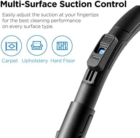 Eureka Whirlwind Bagless Canister Cleaner NEN110A Lightweight Corded Vacuum for Carpets and Hard Floors, Blue - Image 5