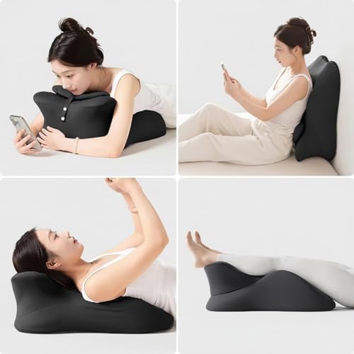 27-Degree Ergonomic Wedge Pillow for Couples, Premium Memory Foam Body Positioner for Intimacy, High-Density Pelvic & Lumbar Support Cushion, Contoured Bedroom Aid for Sweet Spot & Comfort(Blue) - Image 5