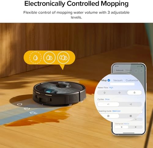 roborock Robot Vacuum Mop with LiDAR, 10000Pa, Anti-Tangle, 7–9 Weeks - Image 7