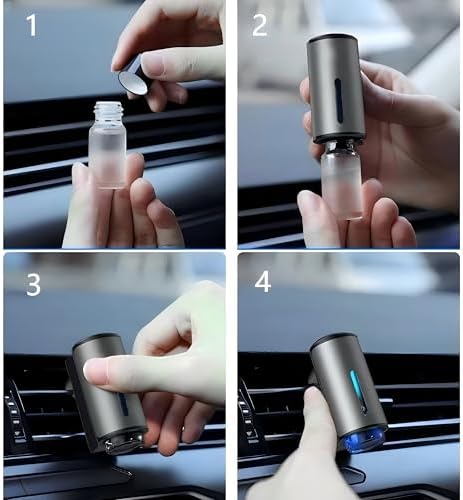 Car Air Freshener Refills – Set of 6 (10 ml each), Universal Fit for Air Vent Smart Car Fresheners (Vanilla) - Image 4