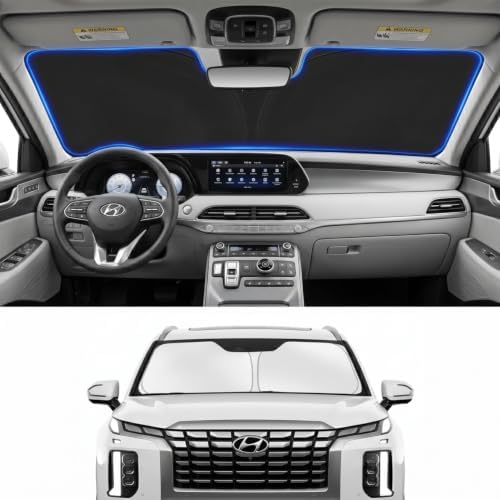 Custom Fit Windshield Sun Shade for Hyundai Palisade 2020-2026 by Unknown
