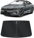 TINGLU Sun Shade for Hyundai Sonata 2021-2024 2025 2026 Kia K5/2020-2026 Accessories Windshield Sun Shade Window Shade UV Rays Protection Sun Visor Cover with Steering Wheel Sunshade Storage Bag by TINGLU