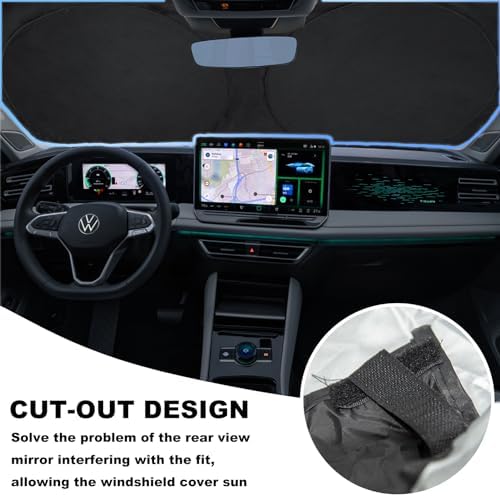 for Cadillac XT5 CT4 CTS CT5 XTS 2017 2018-2025 2026 Windshield Sun Shade - Image 4