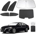 TINGLU 6PCS Window Shades for Nissan Altima 2019-2024 2025 Accessories Car Side Full Windows Cover Camping Rear Triangular Windshield Sun Shade Sun UV Rays Privacy Protection by TINGLU