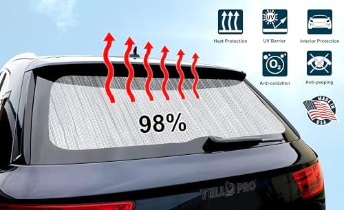 Rear Tailgate Sunshade Custom Fit for 2017-2026 Chrysler Pacifica Minivan - Image 2