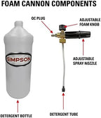 Simpson Pressure Washer Foam Cannon, 1/4" Quick Connect, 1 Liter, 80271 - Image 4