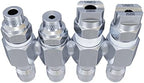 Jariko Jrod Pressure Washer Nozzle 7-8 GPM - High Pressure Hose Nozzle - 1/4" Quick Connect for Soft Wash System - 4 Way Pressure Washer - 4 Tip Soft Wash Nozzle - Pressure Washer Accessories by Jariko