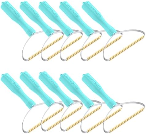 Deep Cleaner Pro Pet Hair Remover 10-Pack Mega Value Set - Carpet Rake & Multi-Surface Scraper for Dog & Cat Hair on Rugs, Couches, Pet Towers, Car Seats, Stairs & Clothing - Reusable Travel-Size by LINTPLUS