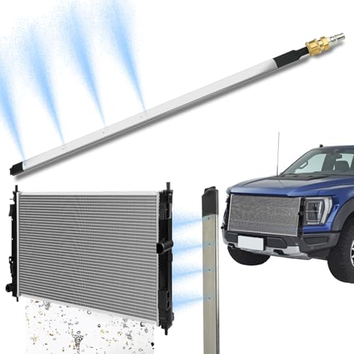 Radiator Cleaning Wand & Car A/C Condenser Cleaner, Air Filter Flusher Tool by Lucstar