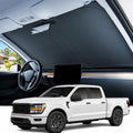 REEVAA Car Windshield Sun Shade for Mid SUV/Truck, L (64''L x 34''W) by REEVAA