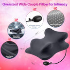 Extra Large & Wide Adjustable Airbag Intimacy Pillow- Gray - Image 2