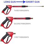 Hourleey Pressure Washer Gun, Red High Power Washer Gun with Replacement Wand Extension, 5 Nozzle Tips, M22 Fittings, 40 Inch, 5000 PSI , Not Compatible with Garden Hose - Image 3