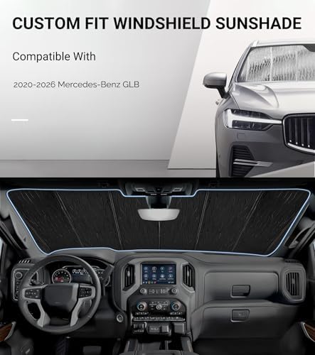 Pigenius Windshield Sunshade for Mercedes-Benz GLB 2020-2026 Front Window Shade - AstraGuard - Image 2