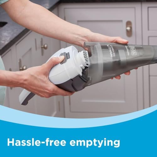 BLACK+DECKER dustbuster Cordless Handheld Vacuum, Portable Car Vacuum Cordless Rechargeable, Wall Mount, Strong Suction QuickClean (HNVC215B10) - Image 6