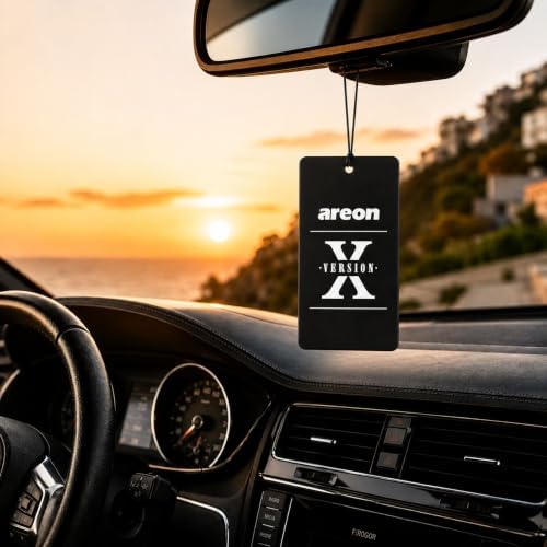 AREON X Californian Cherry Paper Hanging Car Air Freshener - Pack of 12 - Image 2