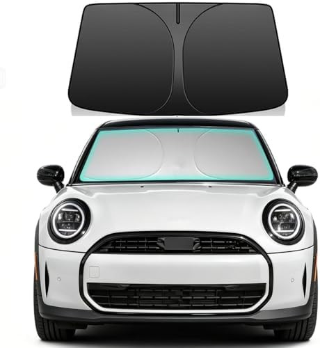 Windshield Sun Shade for Mini Cooper F55 2014-2026 4-Layer 240T by Unknown