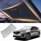 Windshield Sun Shade for Acura MDX Front Window Shades Cover for 2014-2024 2025 2026 MDX Windshield Sun Visor Protector Car Accessories by LZYYQX