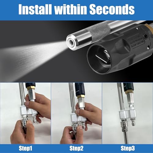 JOEJET Shooter Tip M5 Twist Nozzle, Long Range Soap Nozzle for 3-7 GPM - Image 6