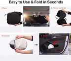 Tesla Model Y/3 Windshield Sun Shade, Bold Red - Image 6