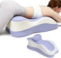 Intimacy Pillow & Sweet Spot Pillow for Couples – Ergonomic Memory Foam Cushion, Multi-Use Wedge Pillow for Daily, Breathable Removable Cover, High-Density Foam, Ideal for Bedroom (Purple) by Paxato